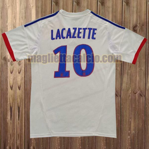 maglia lacazette 10 olympique lyon uomo bianco prima 2012-2013