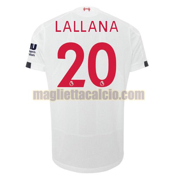 maglia lallana 20 liverpool uomo seconda divise 2019-2020