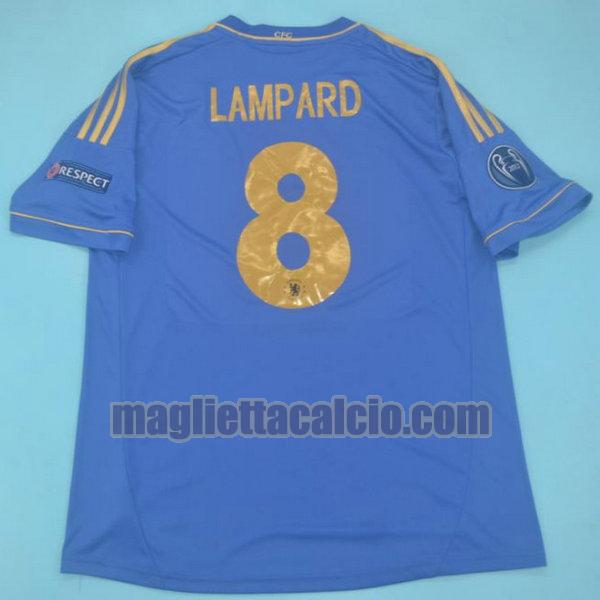 maglia lampard 8 chelsea uomo blu prima divisa 2012-2013