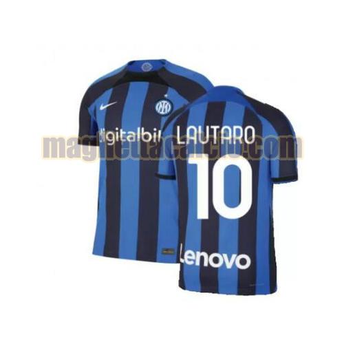 maglia lautaro 10 inter milan uomo prima 2022-2023