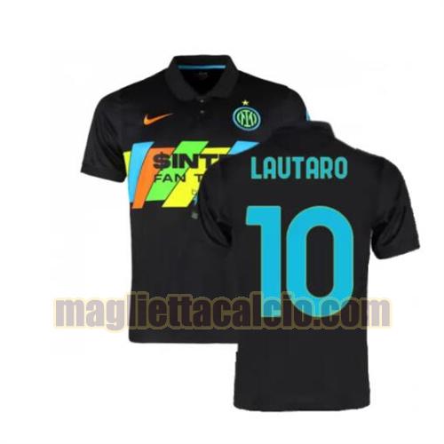 maglia lautaro 10 inter milan uomo terza 2021-2022