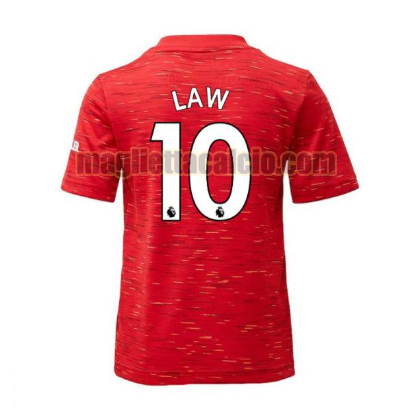 maglia law 10 manchester united uomo prima 2020-2021