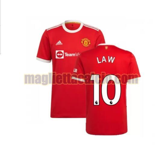 maglia law 10 manchester united uomo prima 2021-2022