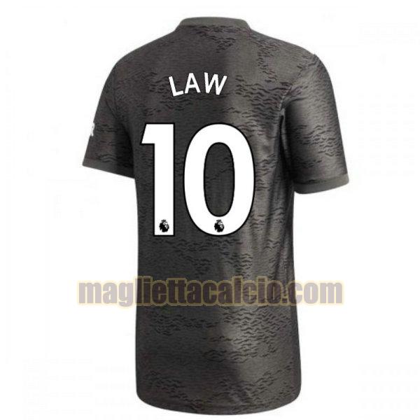 maglia law 10 manchester united uomo seconda 2020-2021