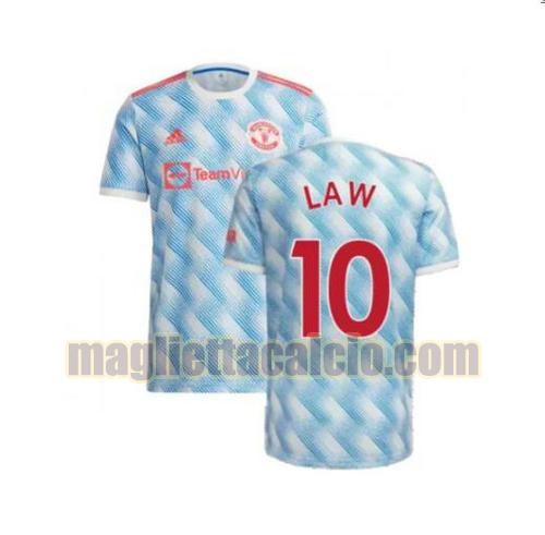 maglia law 10 manchester united uomo seconda 2021-2022