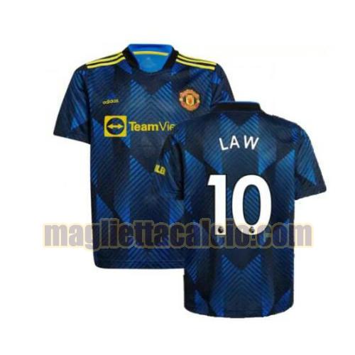 maglia law 10 manchester united uomo terza 2021-2022