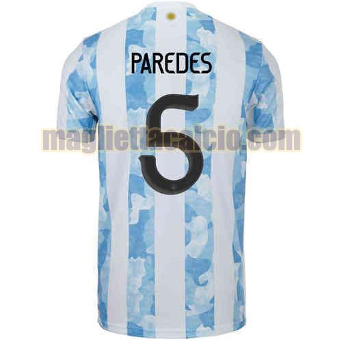 maglia leandro paredes 5 argentina uomo prima 2021-2022