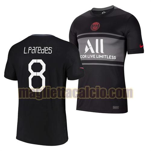 maglia leandro paredes 8 paris saint germain uomo terza 2021-2022