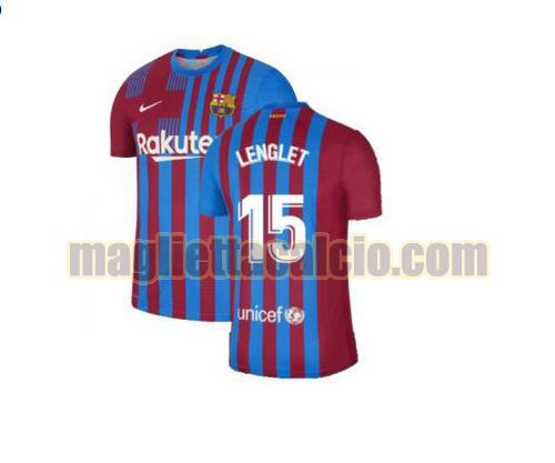 maglia lenglet 15 barcellona uomo prima 2021-2022
