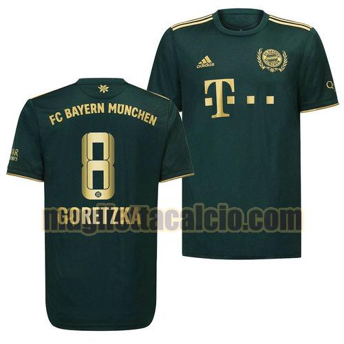 maglia leon goretzka 8 bayern monaco uomo 4th 2021-2022