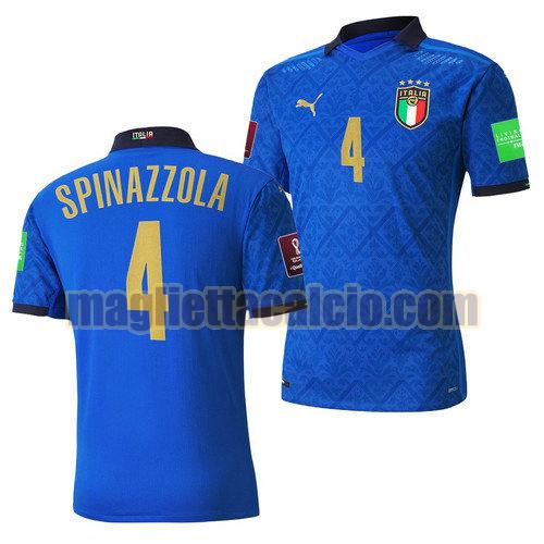 maglia leonardo spinazzola 4 italia uomo prima 2022