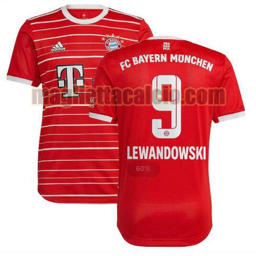 maglia lewandowski 9 bayern monaco uomo prima 2022-2023