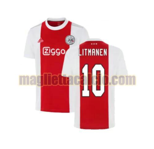 maglia litmanen 10 ajax uomo prima 2021-2022