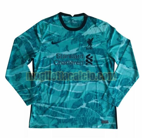 maglia liverpool uomo manches longues seconda 2020-2021