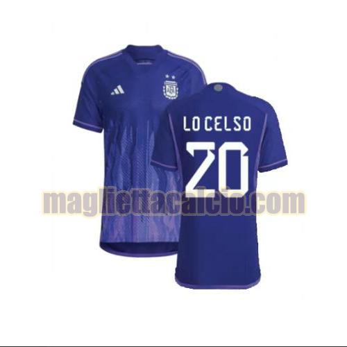 maglia lo celso 20 argentina uomo seconda 2022