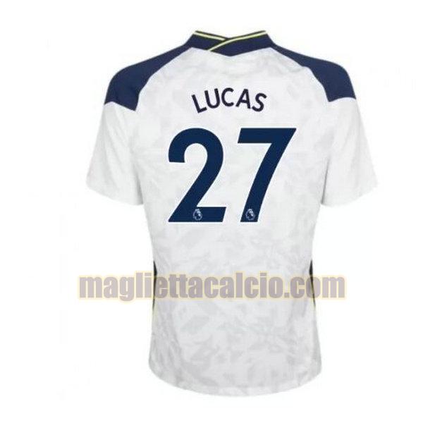 maglia lucas 27 tottenham hotspur uomo priemra 2020-2021