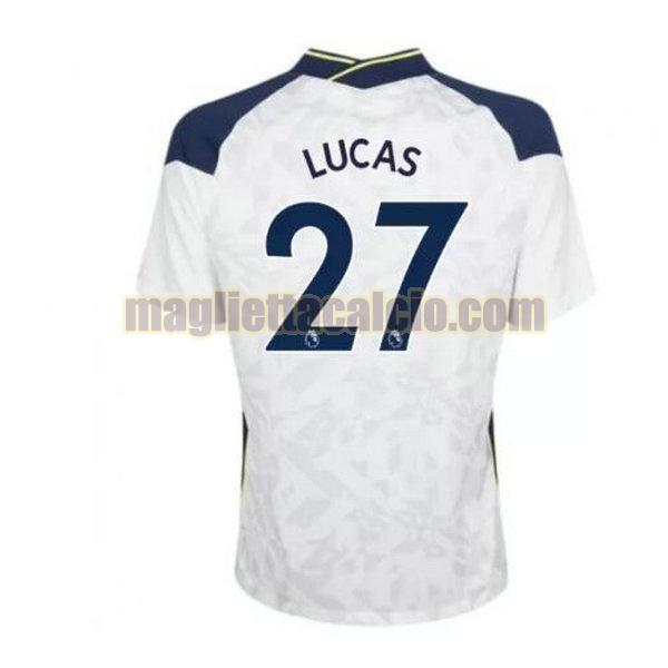 maglia lucas 27 tottenham hotspur uomo prima 2020-2021
