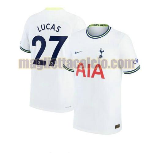 maglia lucas 27 tottenham hotspur uomo prima 2022-2023