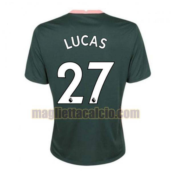 maglia lucas 27 tottenham hotspur uomo seconda 2020-2021