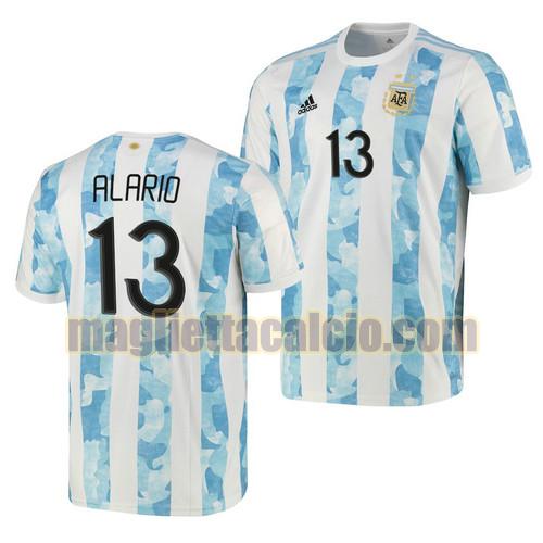 maglia lucas alario 13 argentina uomo prima 2021-2022
