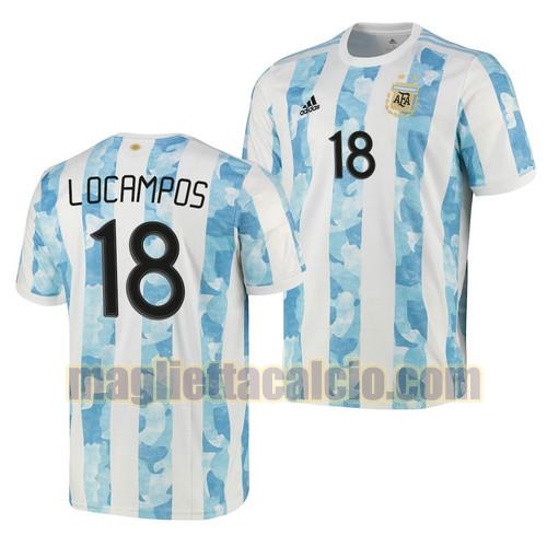 maglia lucas ocampos 18 argentina uomo prima 2021-2022
