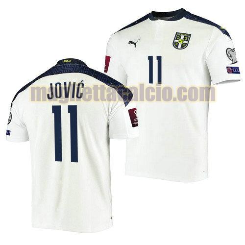 maglia luka jovic 11 serbia uomo seconda 2022