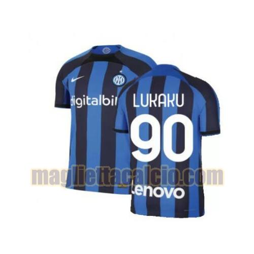 maglia lukaku 90 inter milan uomo prima 2022-2023