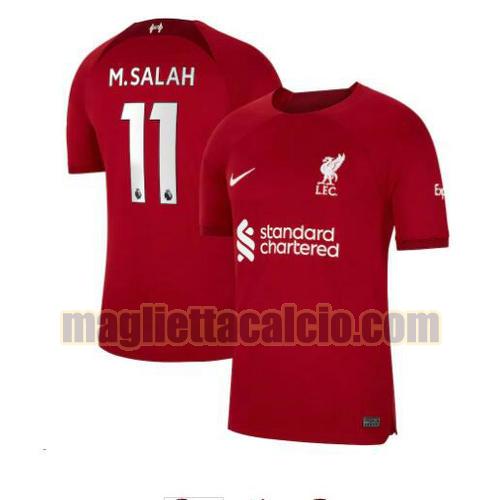 maglia m.salah 11 liverpool uomo prima 2022-2023