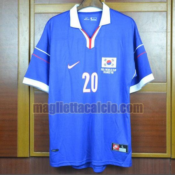  maglia m b hong 20 corea uomo blu seconda divisa 1998
