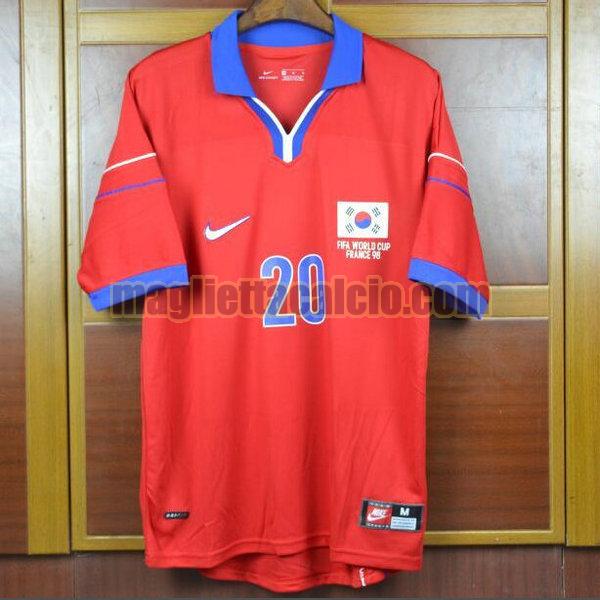  maglia m b hong 20 corea uomo rosso prima divisa 1998