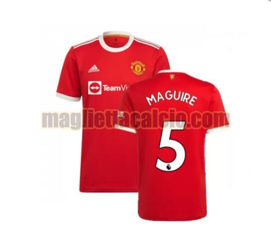 maglia maguire 5 manchester united uomo prima 2021-2022