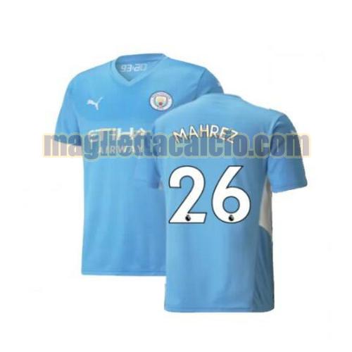 maglia mahrez 26 manchester city uomo prima 2021-2022