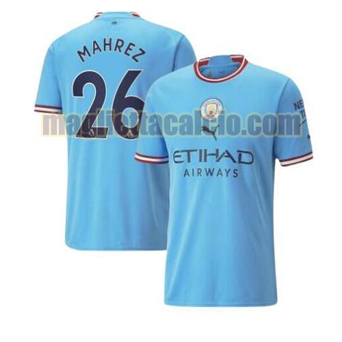 maglia mahrez 26 manchester city uomo prima 2022-2023