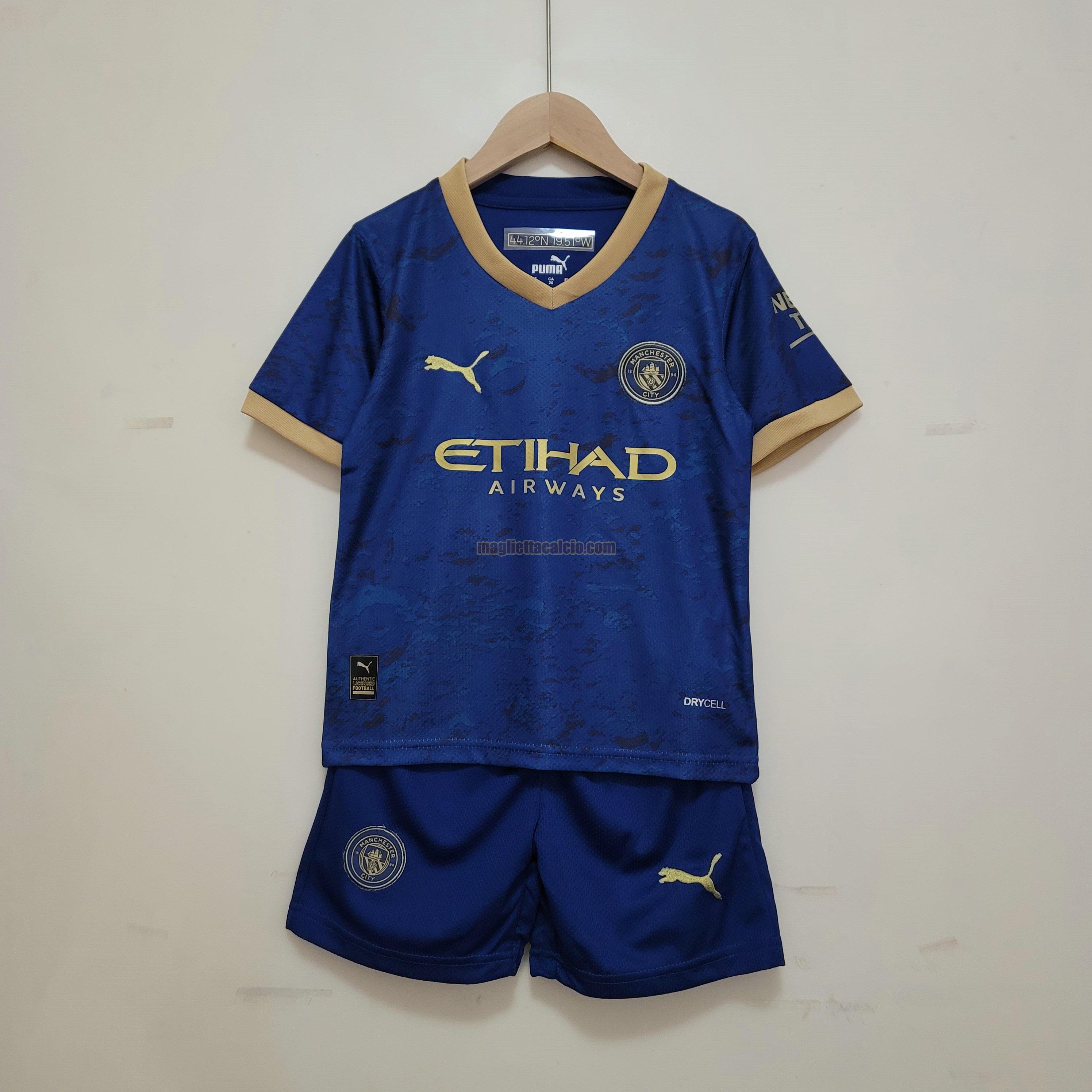 maglia manchester city bambino blue 2023-2024