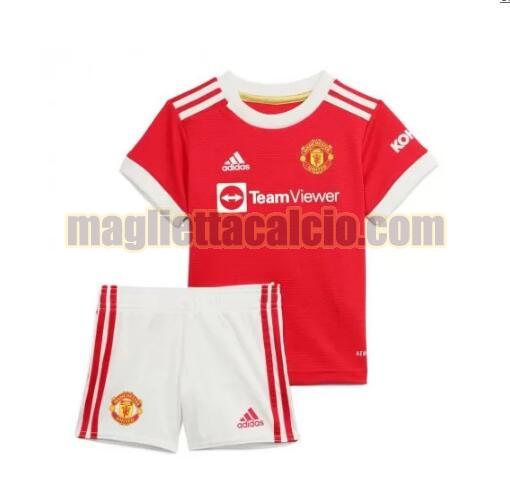 maglia manchester united bambino prima 2021-22