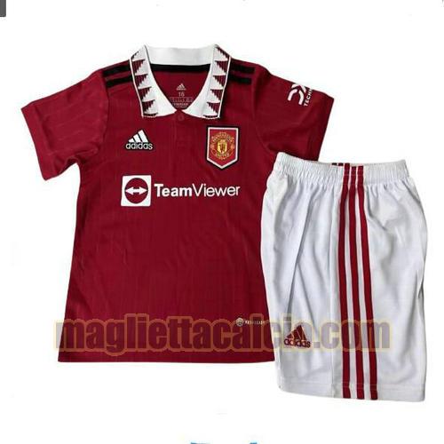 maglia manchester united bambino prima 2022-2023