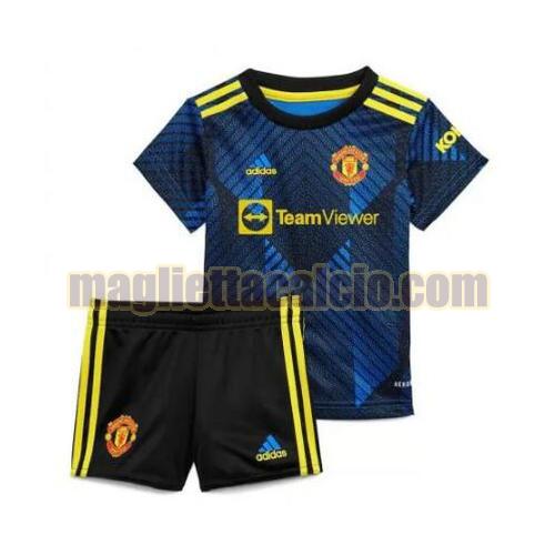 maglia manchester united bambino terza 2021-2022