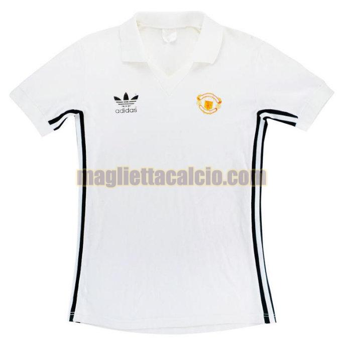 maglia manchester united bianca seconda 1980-1982