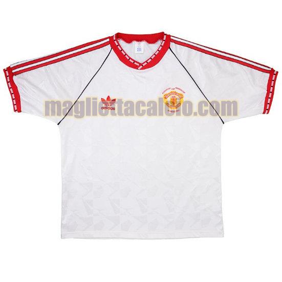 maglia manchester united bianca terza 1990-1991