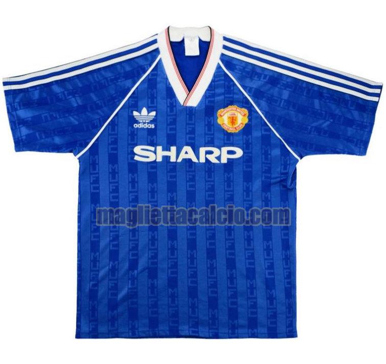 maglia manchester united blu terza 1988-1990