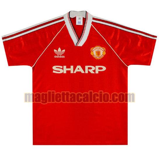 maglia manchester united rosso prima 1988-1990