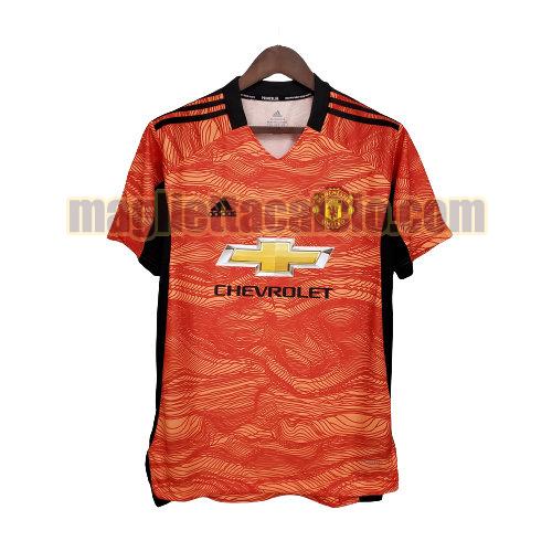 maglia manchester united uomo arancia portiere 2021-2022