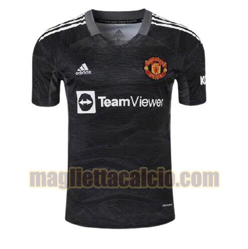 maglia manchester united uomo portiera nero 2021-2022