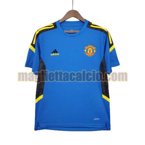 maglia manchester united uomo tuta blu 2021-2022