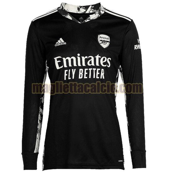 maglia mancia lunga arsenal uomo prima portiere 2020-2021