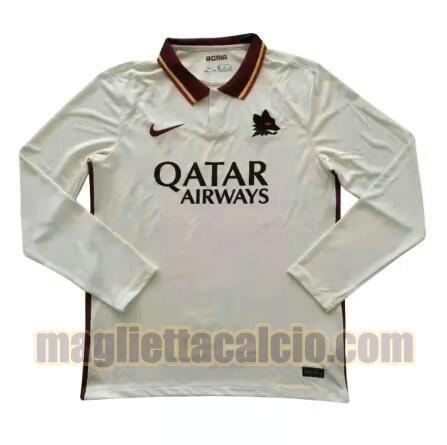 maglia mancia lunga as roma uomo seconda 2020-2021