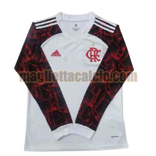 maglia mancia lunga flamengo uomo seconda 2021-2022