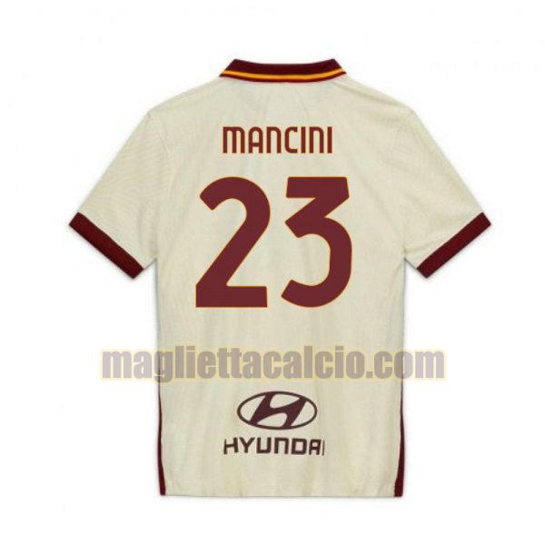 maglia mancini 23 as roma uomo seconda 2020-2021