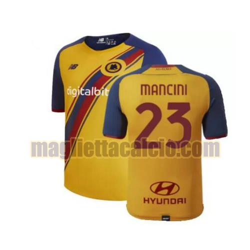 maglia mancini 23 as roma uomo terza 2021-2022