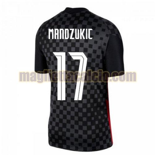 maglia mandzukic 17 croazia uomo seconda 2020-2021